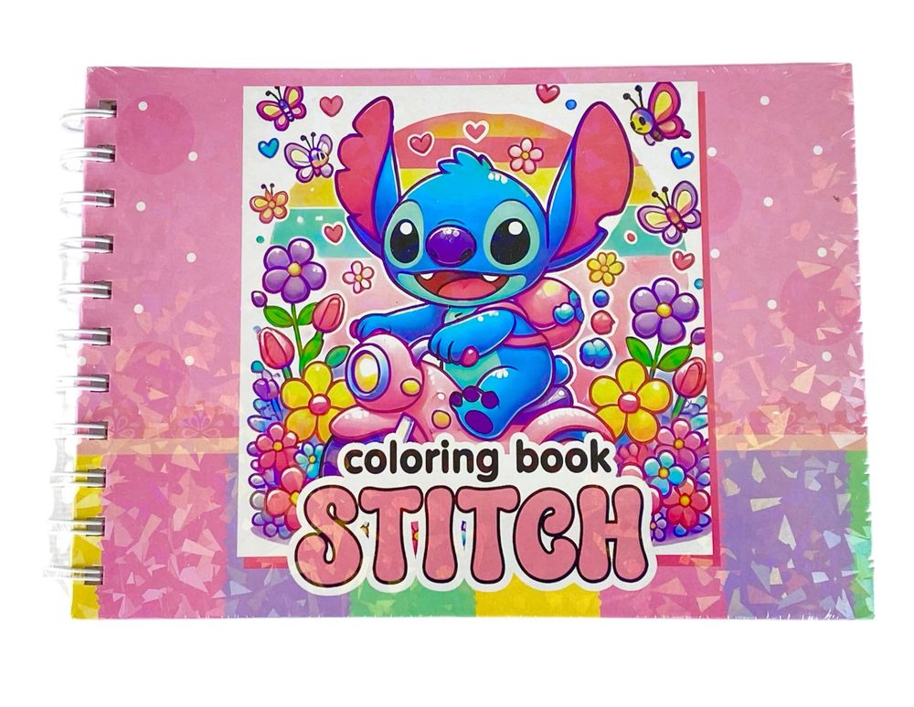 Альбом  розфарбовка 48 аркушів "Стіч"  21 х 15см, 160г/м2 Unison (8803-ST)