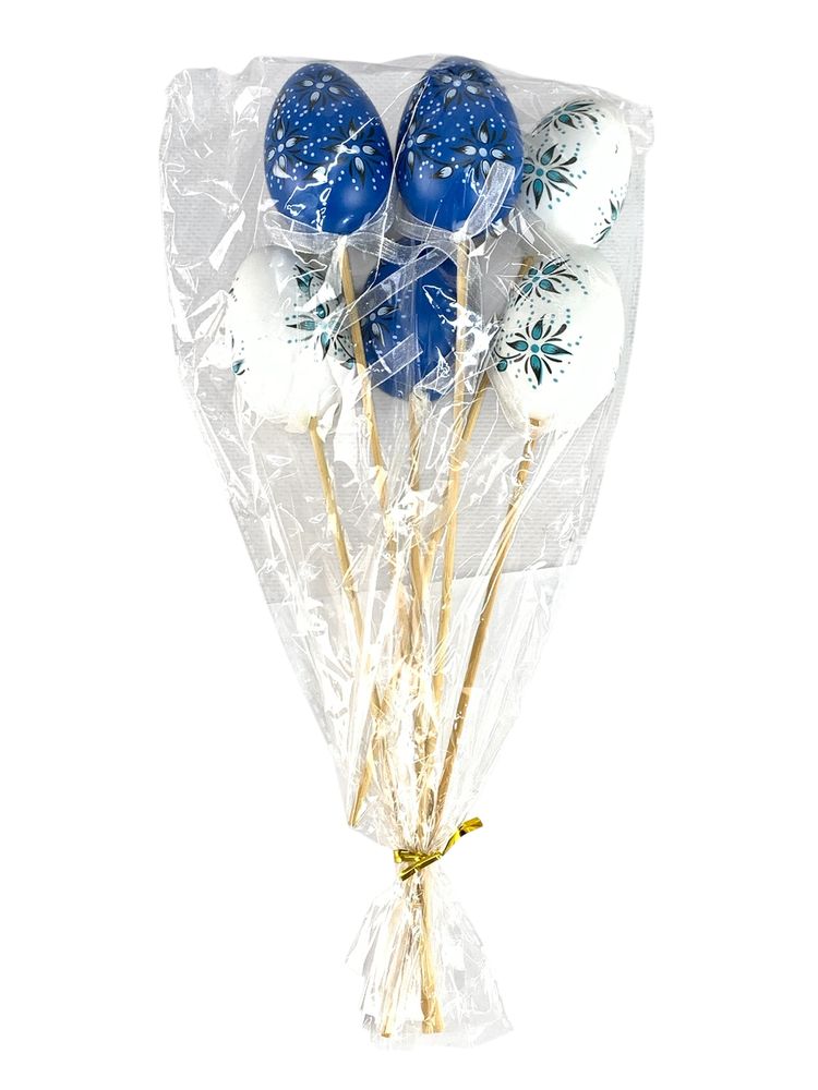 Топпер великодні яйця 6см -6шт (L00180)