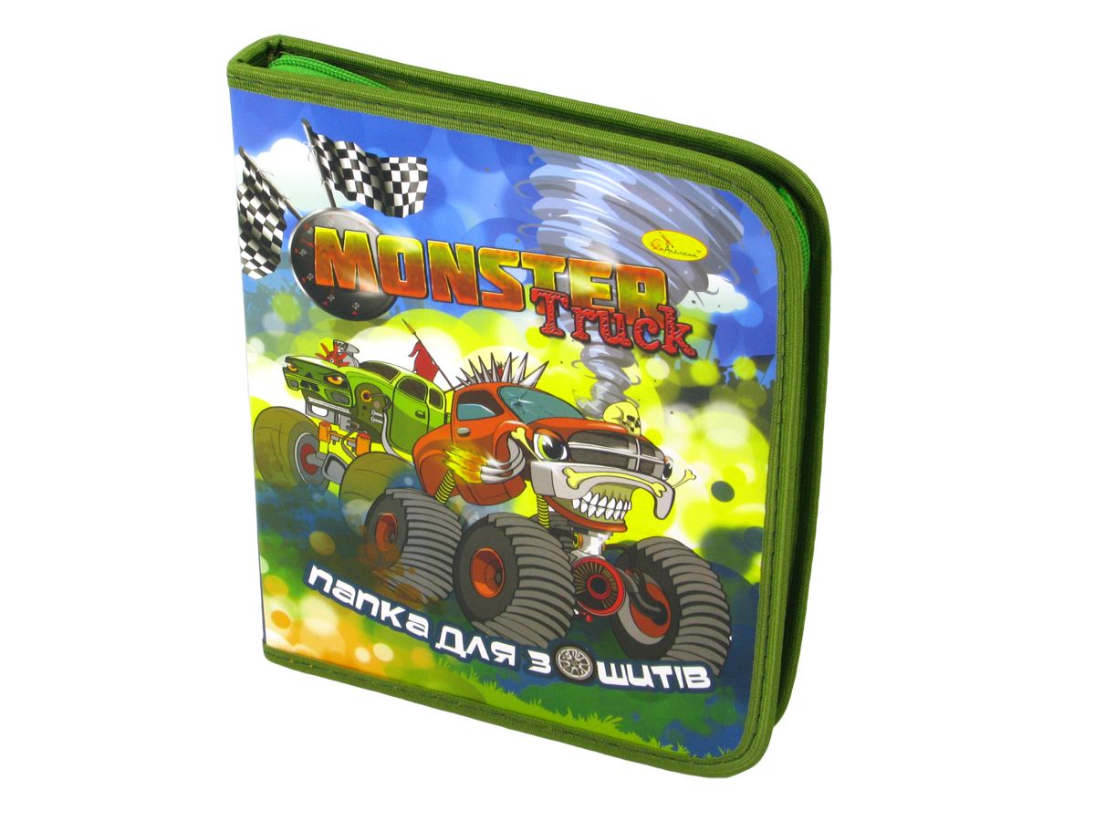 Тека для зошитів на блискавці В5 для хлопчиків Різнокольоровий Апельсин (ПШ-01)