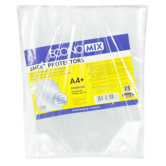 Файлы A4 -40мк (100шт/уп) Unison (31107)