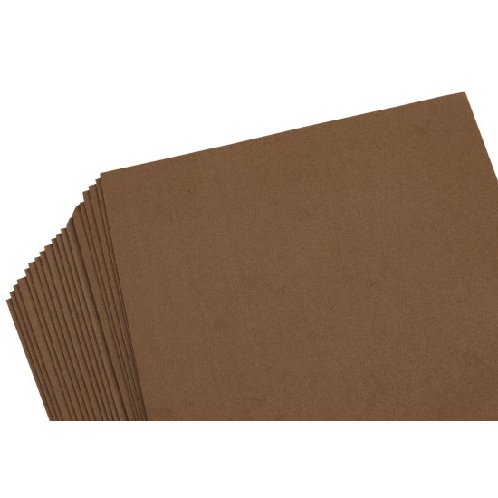 Фоаміран 1мм,  20 аркушів 20х30  -  коричневий (5095-1-023)