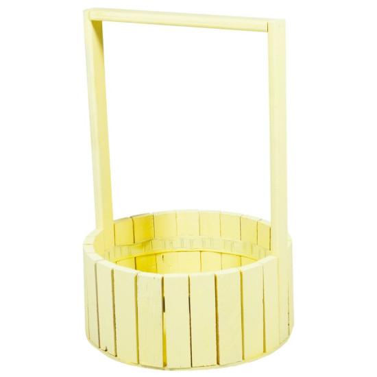 Кошик пісчаний дерев'яний  круглий великий BW-230    35\22\10 (BW-230 sand)