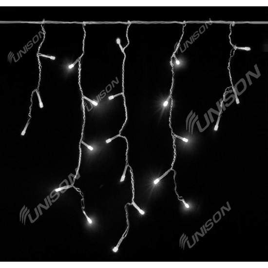 Бахрома 80 LED 2м * 0.5м, белый (1502-03)