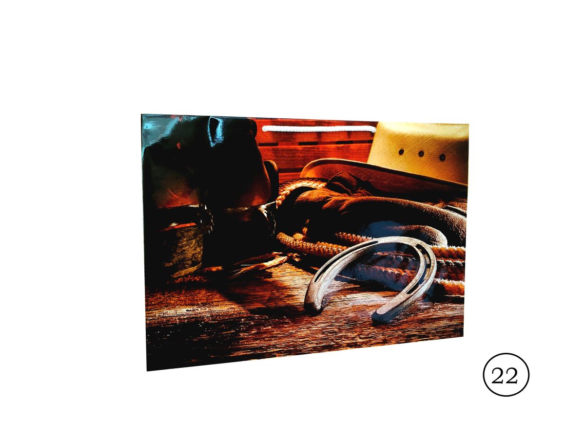 Пакет подарочный ламинированный 25х36х10 см, 170г/м2 Разноцветный Unison (W4)