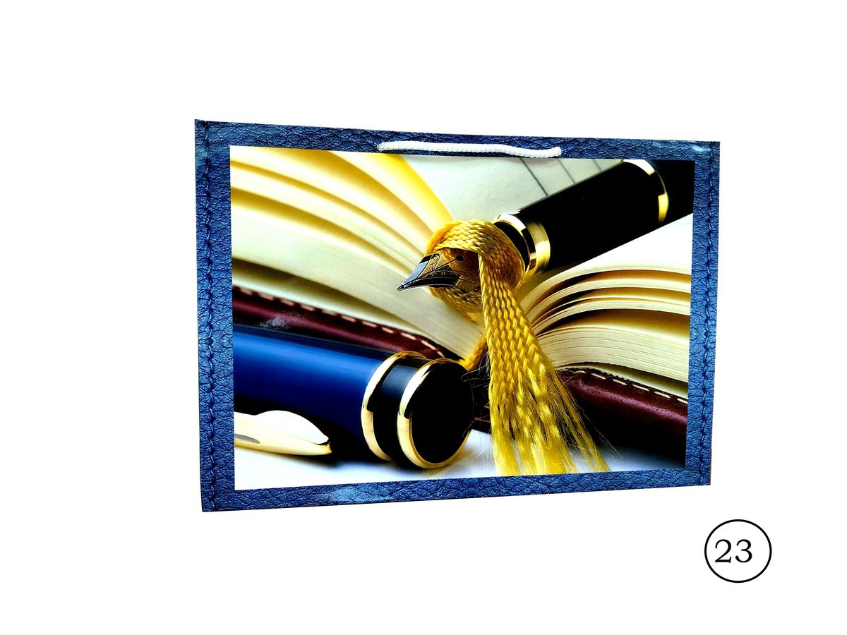 Пакет подарочный ламинированный 25х36х10 см, 170г/м2 Разноцветный Unison (W4)