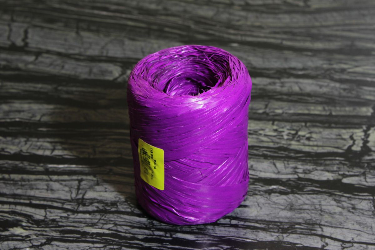 Рафія, 200м. в бобіні, фуксія, Польща (22-00-00)