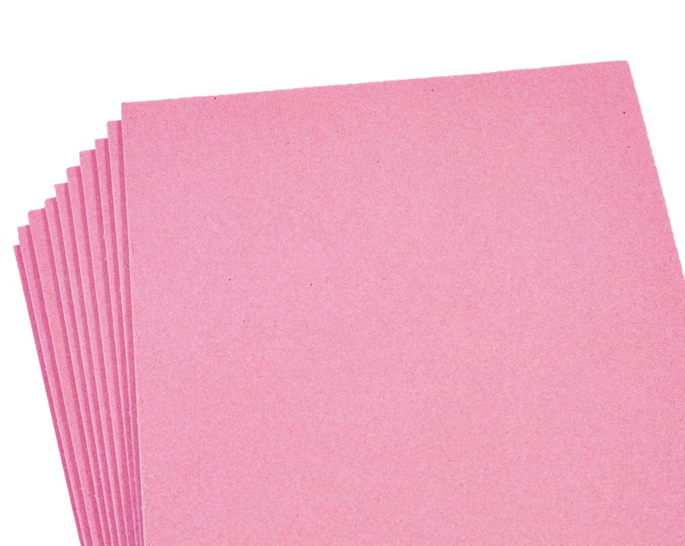 Фоаміран 2мм  вельветовий рожевий  10 аркушів (10534)