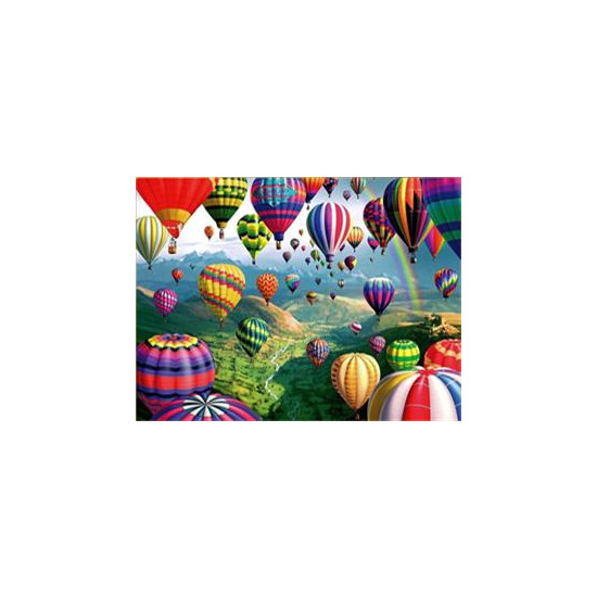 Алмазная мозаика   по номерам 30 х 40см "Воздушные шары" Разноцветный Unison (GLD60179)
