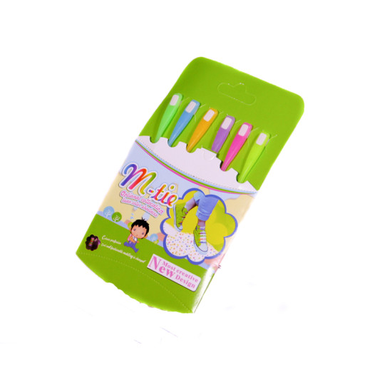 Шнурки - ледарки D1908-4 світяться вночі 6 шт. в упаковці (Шн 001)