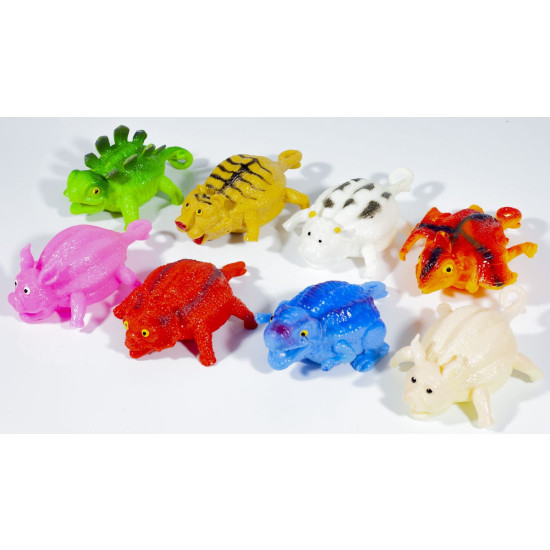 Игрушка-антистресс "Зверята-надувашки" 8 видов, 8912-H (8912-H)