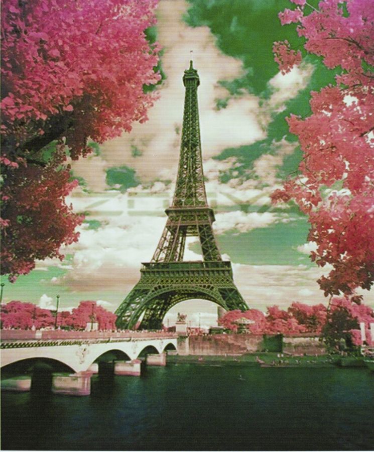 Картина за номерами "Париж" 40 * 50см, крас.-акрил, кисть-3шт. (1 * 5) (9237)