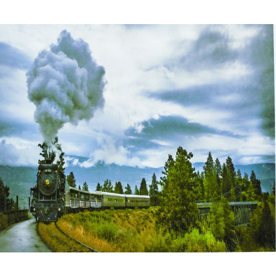 Картина за номерами "Паровоз" 40 * 50см, крас.-акрил, кисть-3шт. (5049)