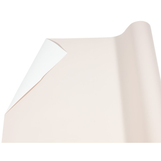 Плівка матова для квітів, 0,6мх9ярд,   двостороння бісквіт + мигдаль (P2TD-19)