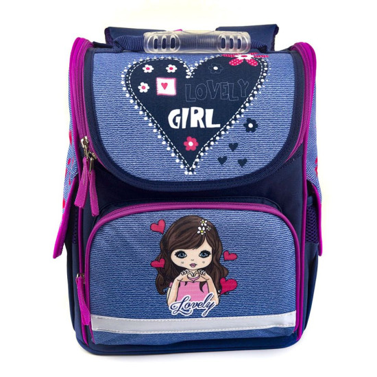 Рюкзак короб RANEC "Серце", 35х25х13см (4923)