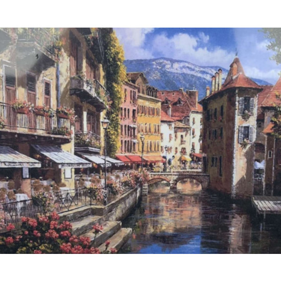 Картина по номерам 30*40см "Венеция" OPP (холст на раме краск. кисти. ) (21EKTL_O)