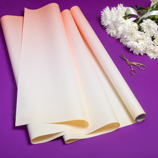 Пленка перламутровая Pastel Diamont silk Gradient, 60см х 7м Бежевый Unison (PPG-9)