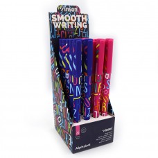 Ручка кулькова Vinson "Літери" синя (20шт/уп) Vinson (A28 (3344))