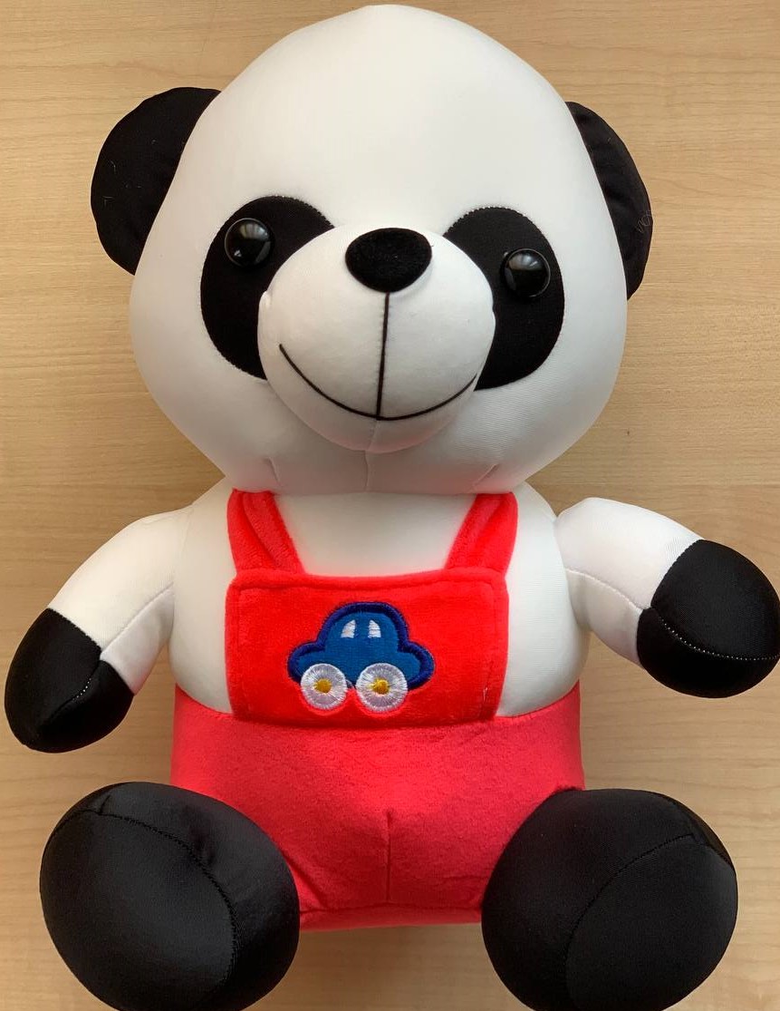 Игрушка мягкая антистрессовая неоновая 30 х 23см Разноцветный Unison (KUK-2)