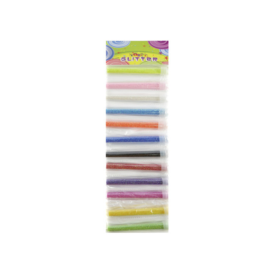 Глиттер неоновый на ленте 12 цветов Разноцветный Unison (1985)