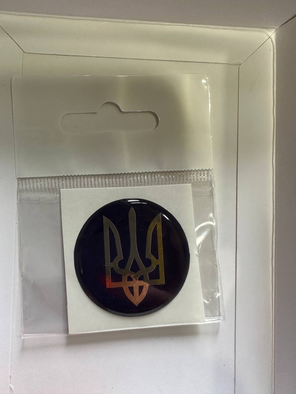 Наклейка   об'ємна 3D  "Герб України" ,  -35мм (SSU-1015)