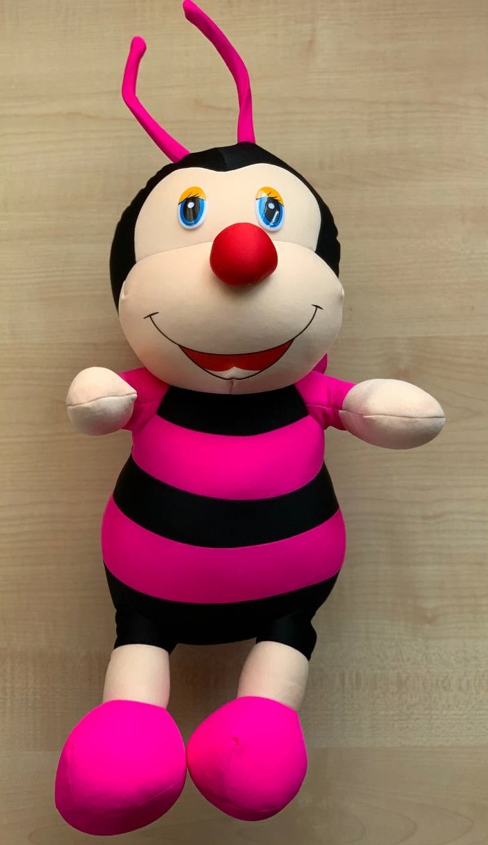 Игрушка мягкая антистрессовая неоновая 34 х 20см Разноцветный Unison (KUK-1)