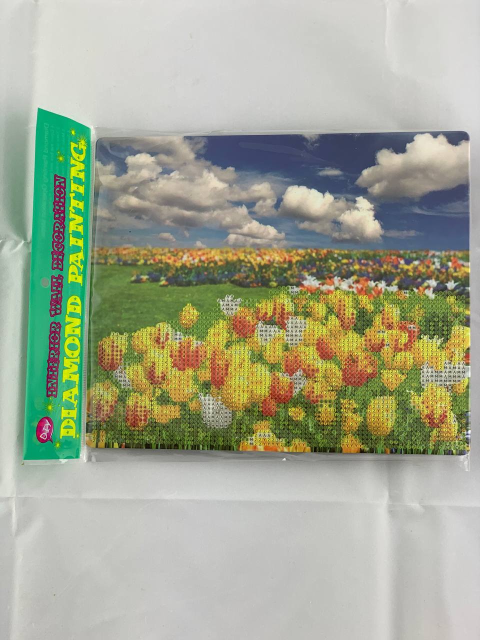 Алмазная мозаика 21 х 25см "Тюльпаны" Разноцветный Без бренда (D21261)