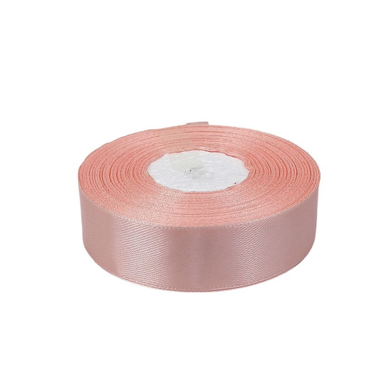Атласна стрічка 2,5см x 33м Рожевий Marill (LA2533-153)