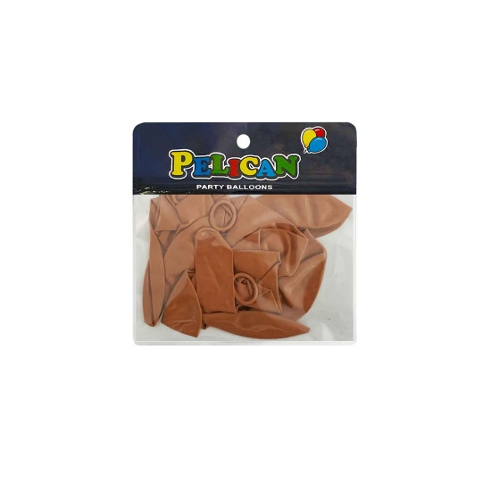 Кульки Pelican 10 '(26 см) вінтажний бежево  коричневий, 10 шт/уп Коричневий Pelican (811055)