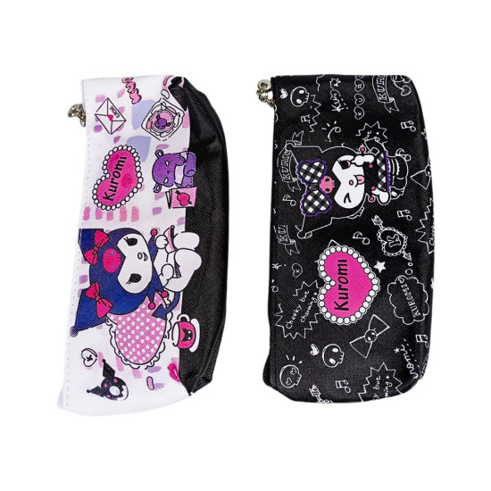 Пенал-косметичка "Зайка Kuromi-сердце" 20,5 х 9,5 х 3 см 2 вида Разноцветный Без бренда (10692)