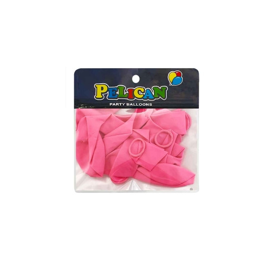 Кульки Pelican 10 '(26 см) пастель  рожевий яскравий, 10 шт/уп Рожевий Pelican (811009)