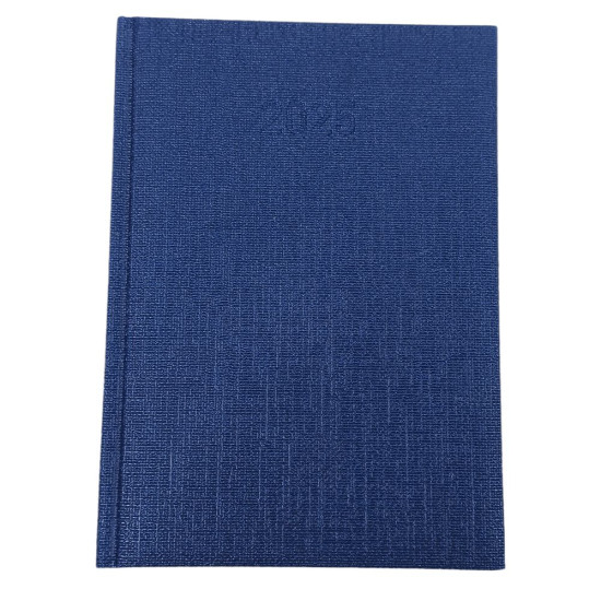 Дневник датированный "2025" в твердом переплете А5, 168 листов (23В-004 blue-jeans)