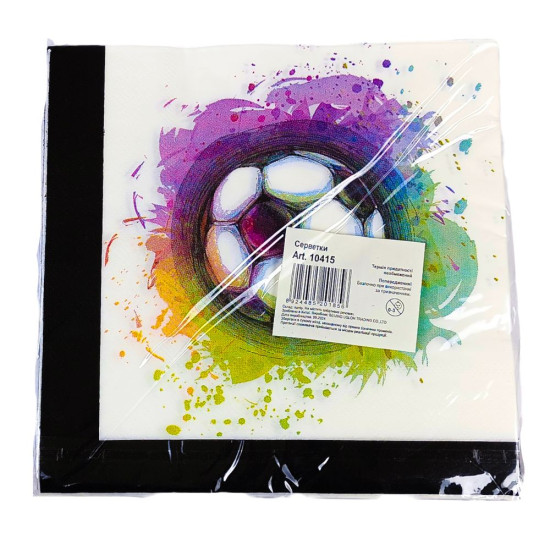 Салфетки 33 х 33см, двухслойные 20шт (10415)