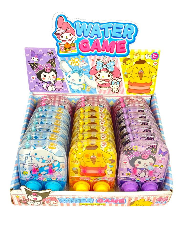 Гра водяна "Злови колечко-Kuromi і друзі" дві кнопки, 4 види (2928-V-9)