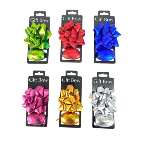 Набір бантик 4" +стрічка 5мм х 10м (10332)