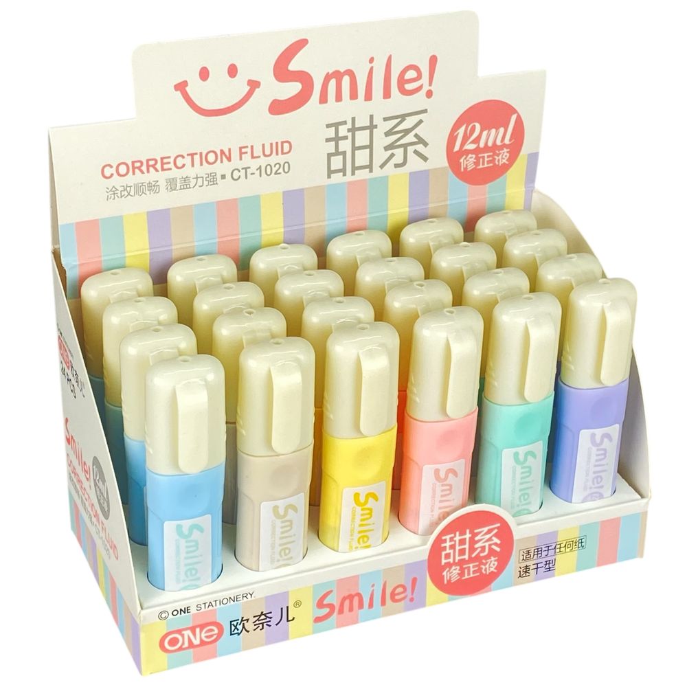 Коректор-ручка 12мл, пастельна етикетка (CT-1020)