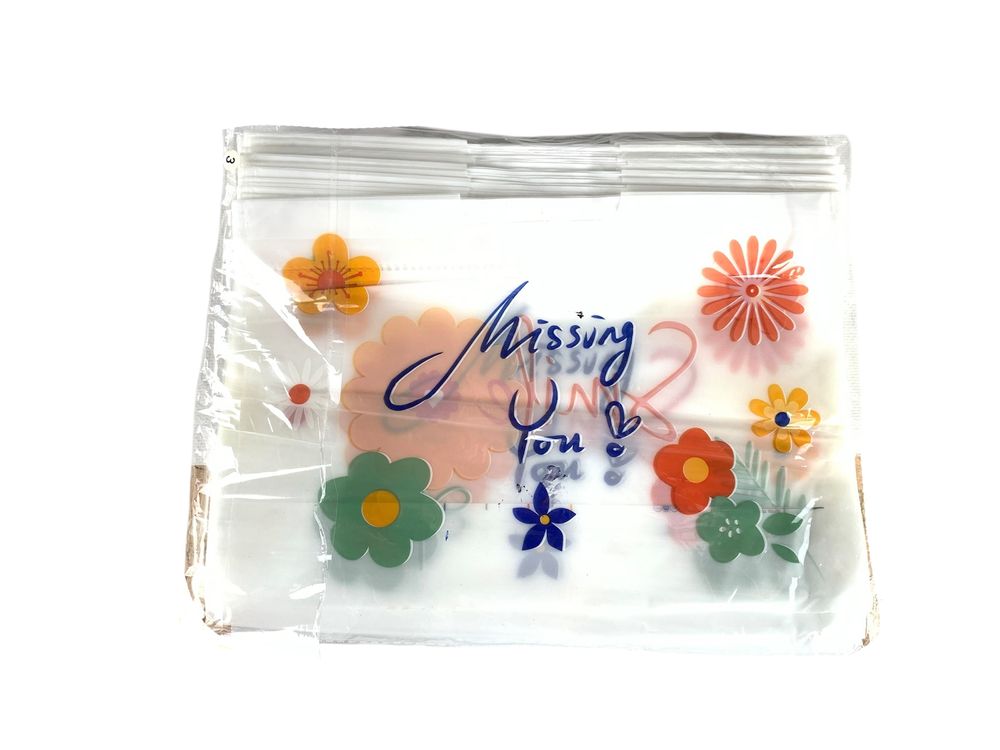 Пакет полиэтиленовый с завязкой, 30 х 20 х 8см 50шт/уп Прозрачный (10800 prozoryy)