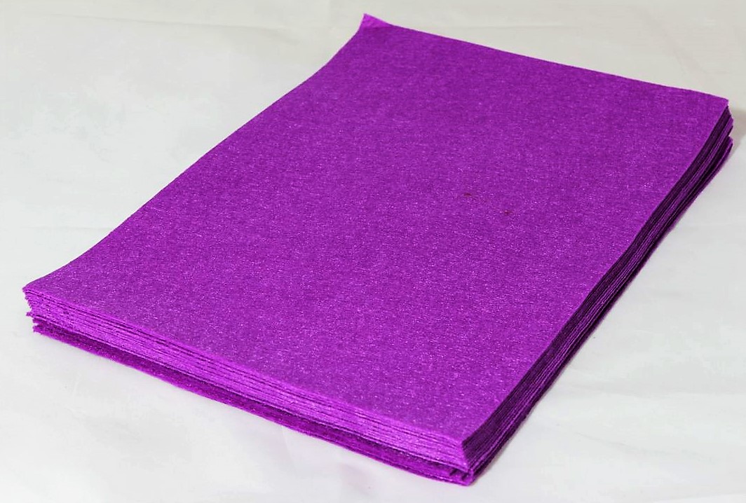 Фиолетовый фетр А4 (20 листов) (7731(52))