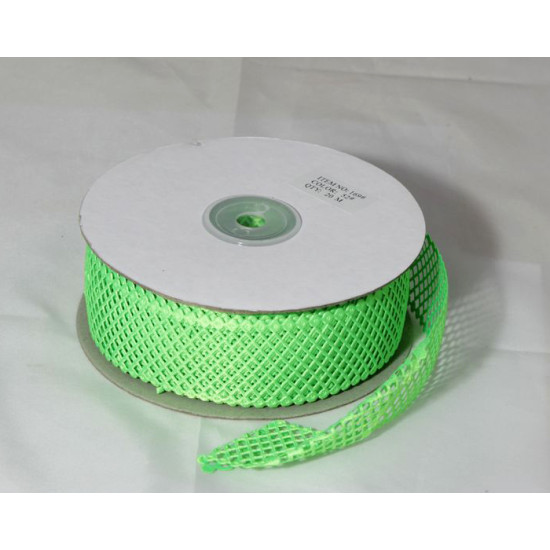 Декоративна тасьма-сітка 4см., 20м. -салатна (TS4020-52)