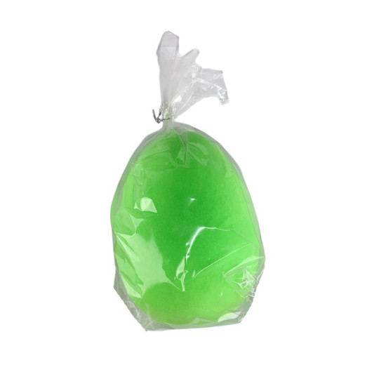 Пасхальное яйцо бархатное15 см Зеленый (L00196.1)