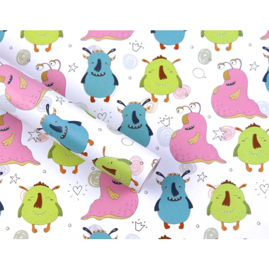 Папір  для пакування подарунків 10 аркушів 100 х 70 см 50г (PCZ10070-10-654)