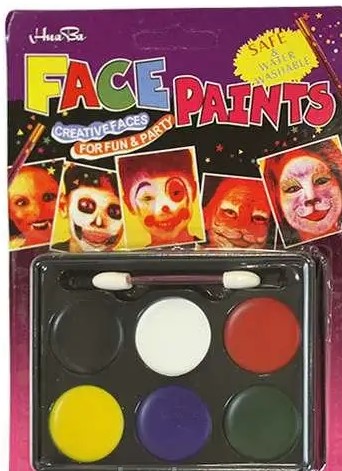 Фарба аква грим в палітрі 6 кольорів Kidis (9152)