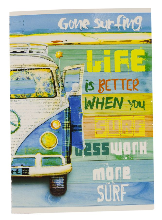 Записная книга А5 36 листов в клеточку Серый Ofort (CS5236K)