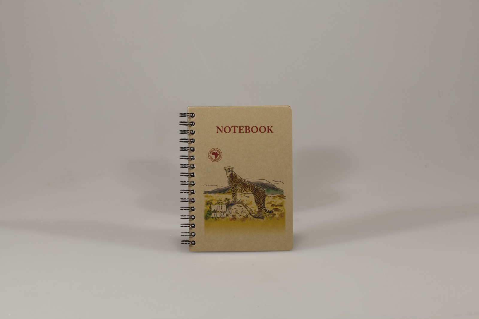 Книга записная 80 л А6 спираль клетка Ofort (KR6180K)