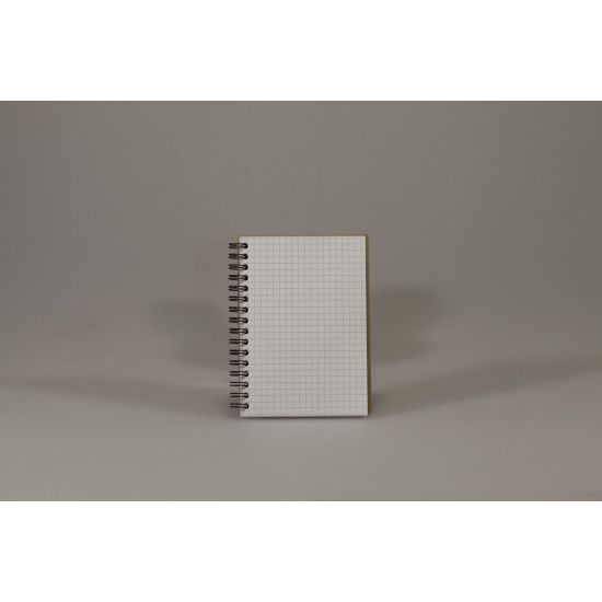 Книга записная 80 л А6 спираль клетка Ofort (KR6180K)