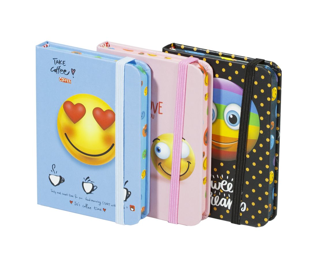 Блокнот на резинке 80 л А7 80 г/м² Разноцветный Unison (NA780080)