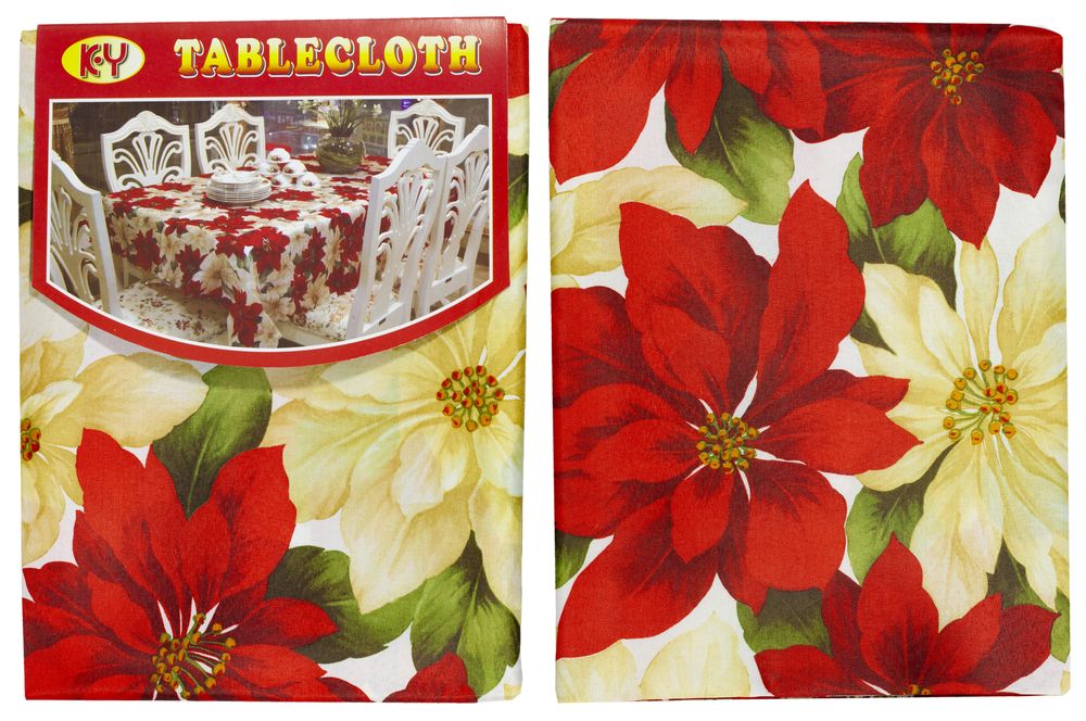 Скатерть новогдняя "Flowers" 150 х 240см Разноцветный (6220-143)
