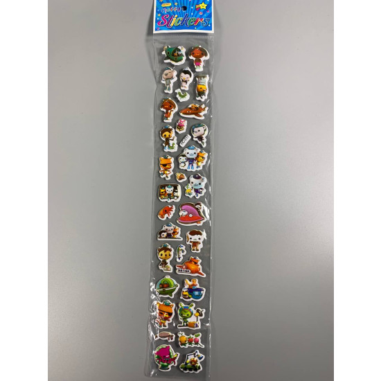 Наклейки 37 х 6см, 25шт/уп Разноцветный Unison (HC-17)