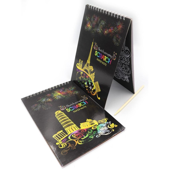 Скетч-бук на спирали "Europe" P10, 14 х 20см, mix2 Разноцветный Josef Otten (20-0915-WH)