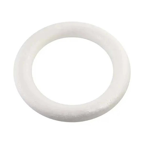 Заготовка круг  из пенопласта маленький 16см х 10см х 3см Белый Unison (FDC 16)