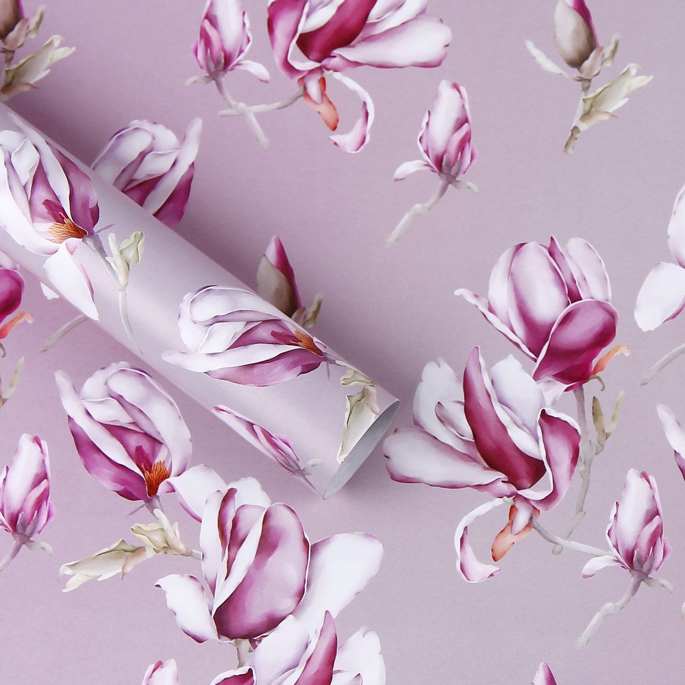 Бумага для упаковки подарков 10 листов  100 х 70см 50г Розовый Marta (PCZ10070-10-525)